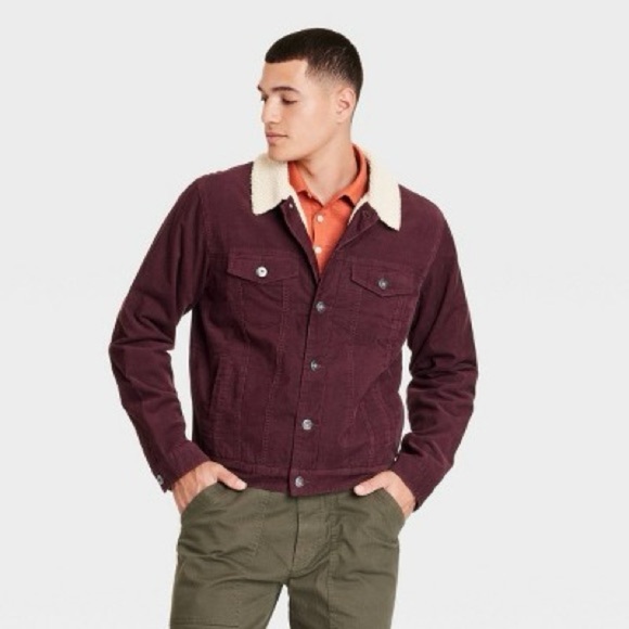 Goodfellow & Co Other - Men's Faux Shearling Lined Denim Jacket - Goodfellow & Co™ Size Large. NWT!